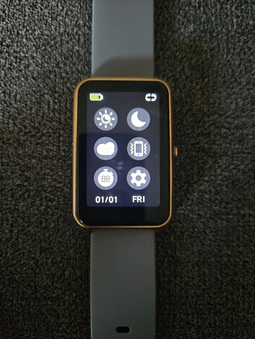 FITVII Fitness Tracker Watch Purple Gold IP68 Smartwatch - Picture 8 of 12